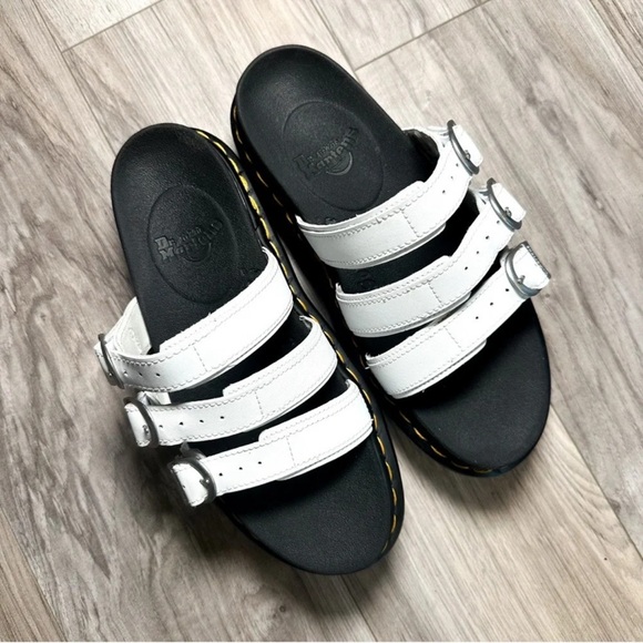 Doc Martens Blaire Leather Slide Sandals